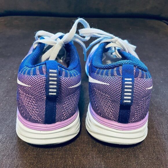 Nike Flyknit Lunar 2 Violet Purple Light Grey 8 39 - Picture 11 of 14